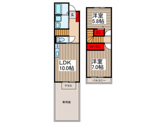 間取図 ハートフルメゾンS