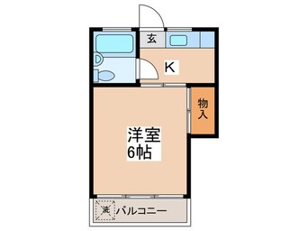 間取図 パンサ－ズナカノ