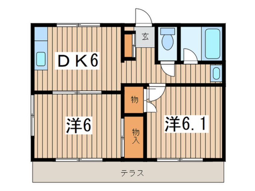 間取図 アゼイリア　パ－ク