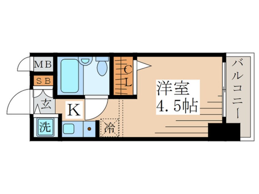 間取図 ウィンベルソロ国分寺第１