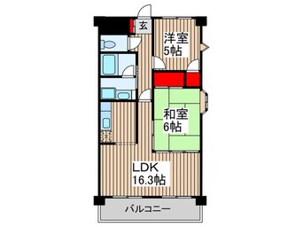 間取図 グリュンネベルクＴＡＫＡＮＯ