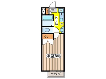 間取図 メゾンドラフィーネ