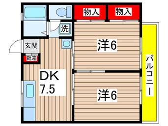 間取図 第３ハイツ城所