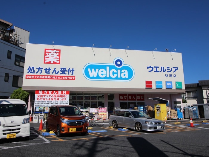 ウエルシア(ドラッグストア)まで450m エテルナ谷塚