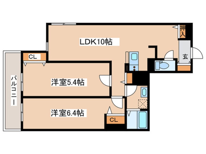 間取図 シャルマンテ