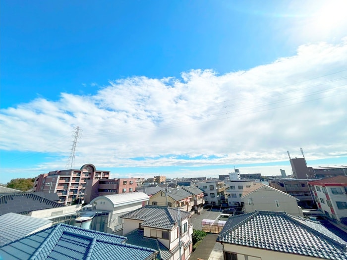 室内からの展望 新井マンション