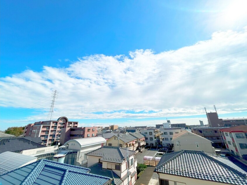 室内からの展望 新井マンション