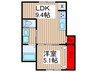 Like蘇我 1LDKの間取り