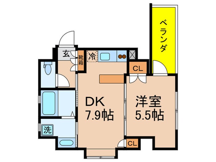 間取り図 パルティ－レ用賀