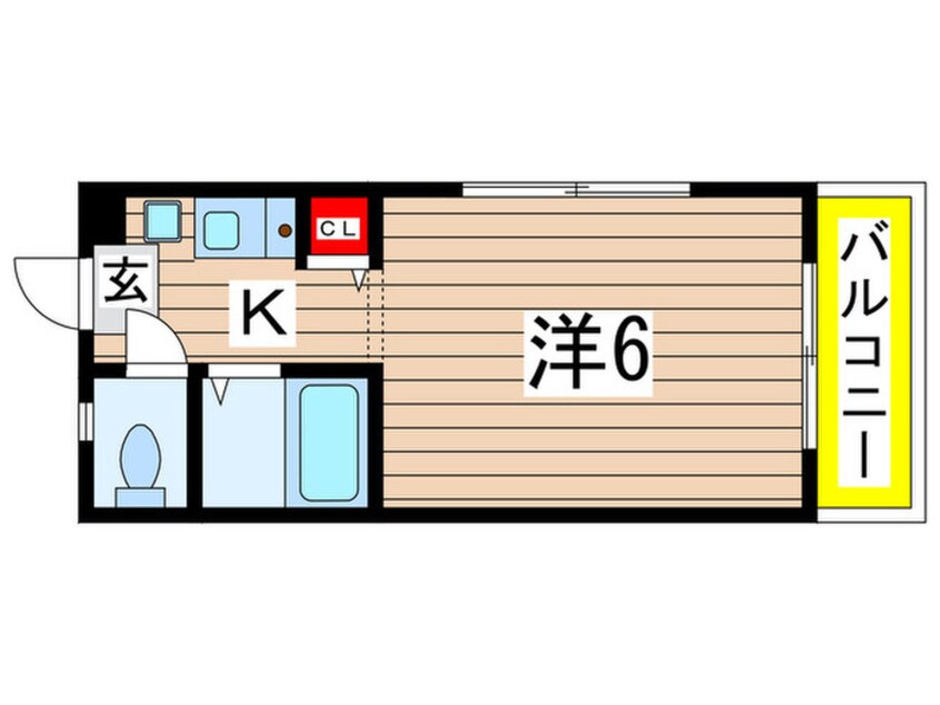 間取図 アルカディアＫ-１