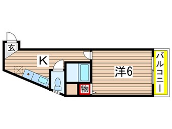 間取図 アルカディアＫ-１