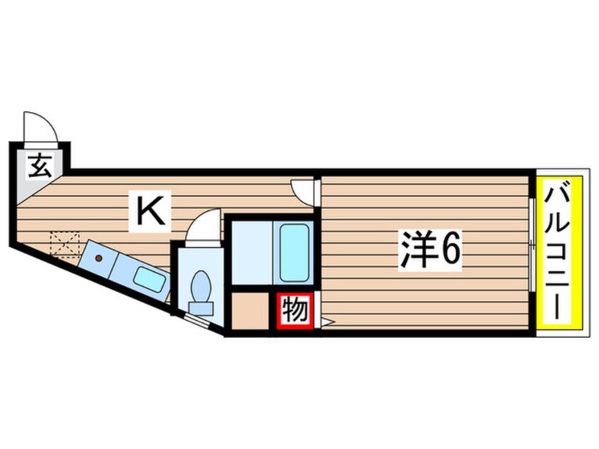 間取図 アルカディアＫ-１