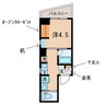 ハイシティ三軒茶屋 1Kの間取り