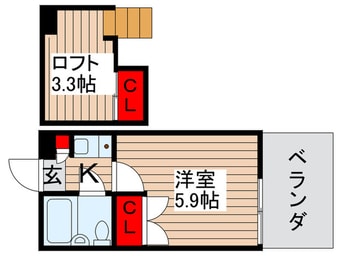間取図 ブルーメアライ36B棟
