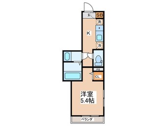 間取図 メルディア八王子長沼