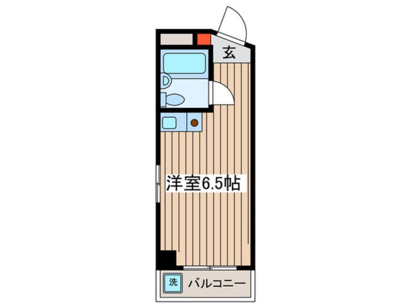 間取図 スカイコート中村橋(303)