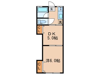 間取図 白百合荘