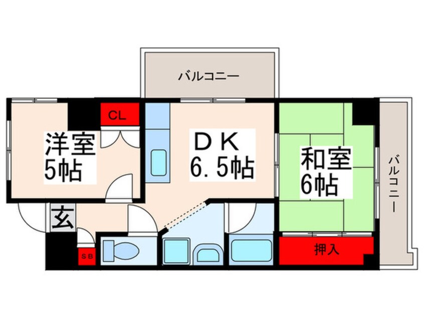 間取図 ローヤルセブン