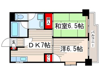 間取図 ローヤルセブン