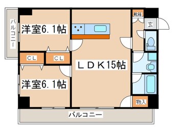 間取図 ヴィラ・デル・ソーレ栄