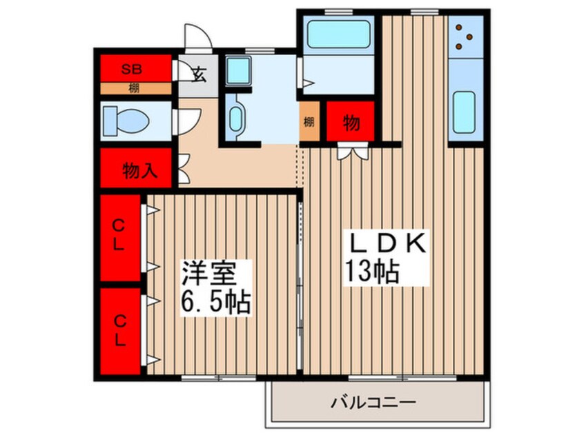 間取図 アイル・ヴィラッジ