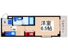 キャンサー 1Kの間取り