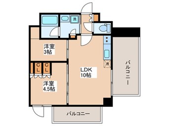 間取図 ルフォンプログレ中野坂上