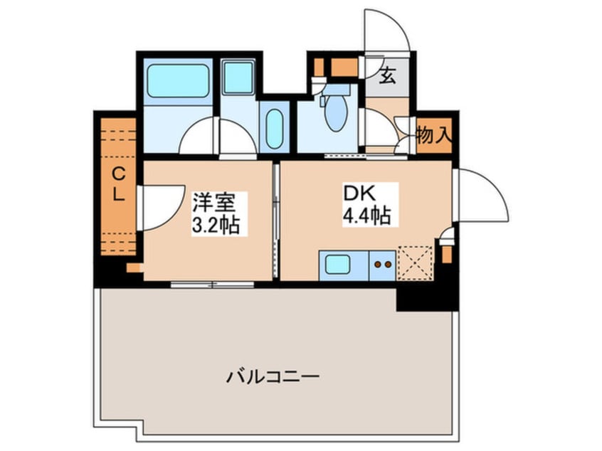 間取図 ルフォンプログレ中野坂上
