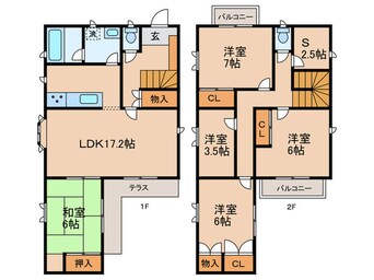 間取図 コート雑司ガ谷B棟