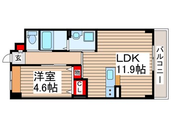 間取図 センターフィールド