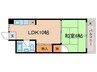 永藤マンション 1LDKの間取り