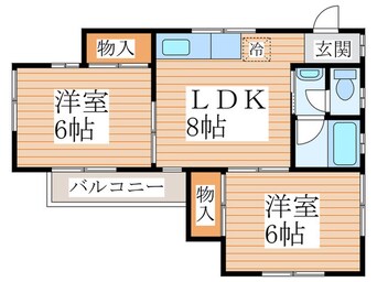 間取図 小平ハルナコ－ポ