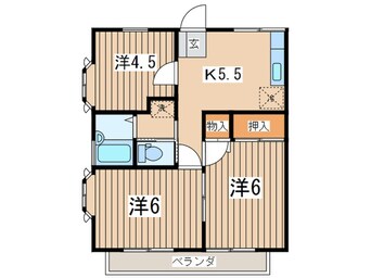 間取図 サンオ－レ・Ｋ