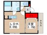 Ｅｒｉｓ蘇我 1LDKの間取り