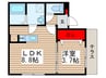Ｅｒｉｓ蘇我 1LDKの間取り
