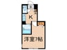 タウンハウス野方 1Kの間取り