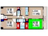 プリムローズ上福岡 3LDKの間取り