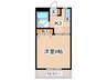アップルハウス町田２ 1Kの間取り