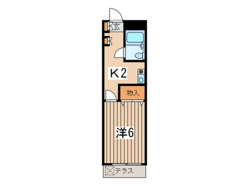 間取図 アップルハウス町田２