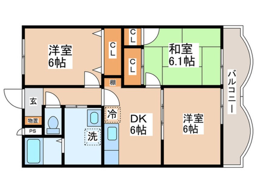 間取図 パークガーデン