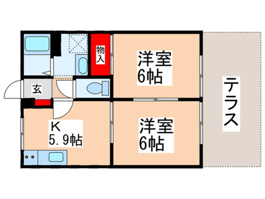 間取図 アステリア　Ａ