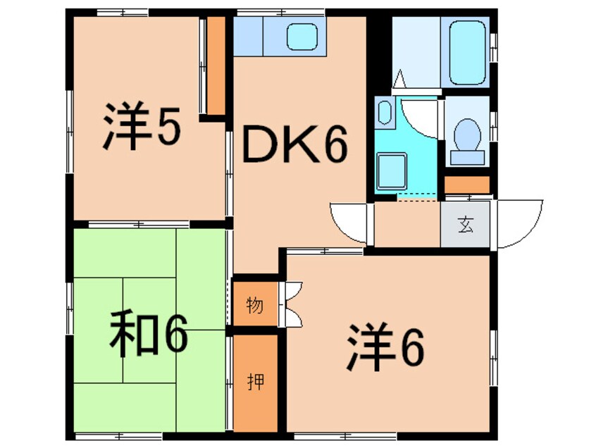 間取図 シャルマンハイム