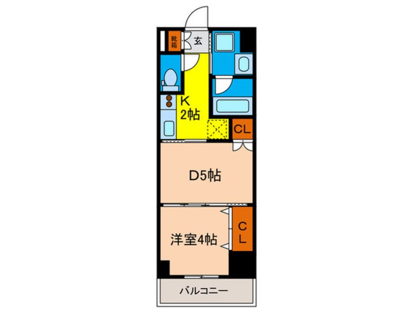 間取図 デュオステ－ジ大塚