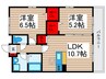 コンフォ－ル瑞江Ⅴ 2LDKの間取り