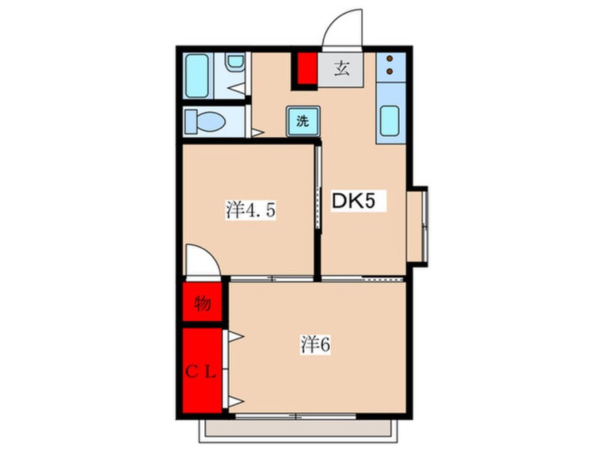 間取図 ウィンザーハイツ