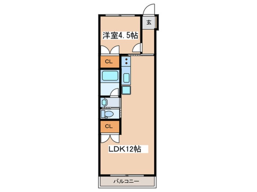 間取図 サンコートナカハラⅡ