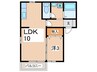 サウスコト－ 1LDKの間取り