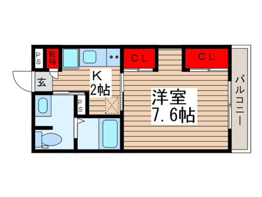 間取図 リブリ・ウインド