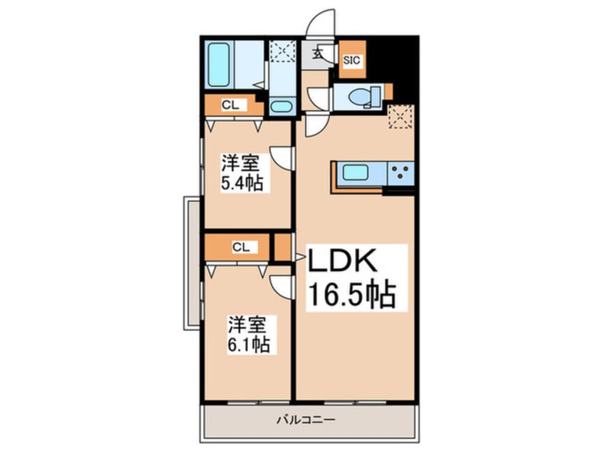 間取図 AZALETY上北沢
