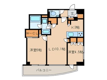 間取図 プライマルシティ神楽坂